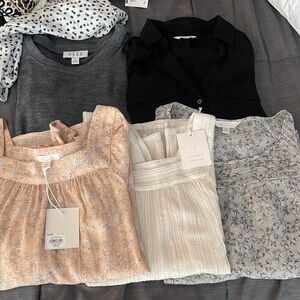Bundle of 5 NEW or LIKE NEW Women’s Tops Size XS Lauren Conrad, Elle, Candies